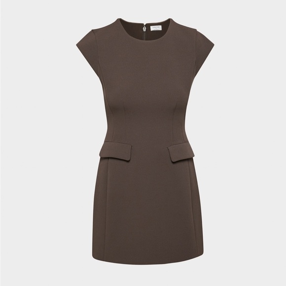 Aritzia Dresses & Skirts - Aritzia Babaton FigureKnit Priestly
Brown Dress size medium